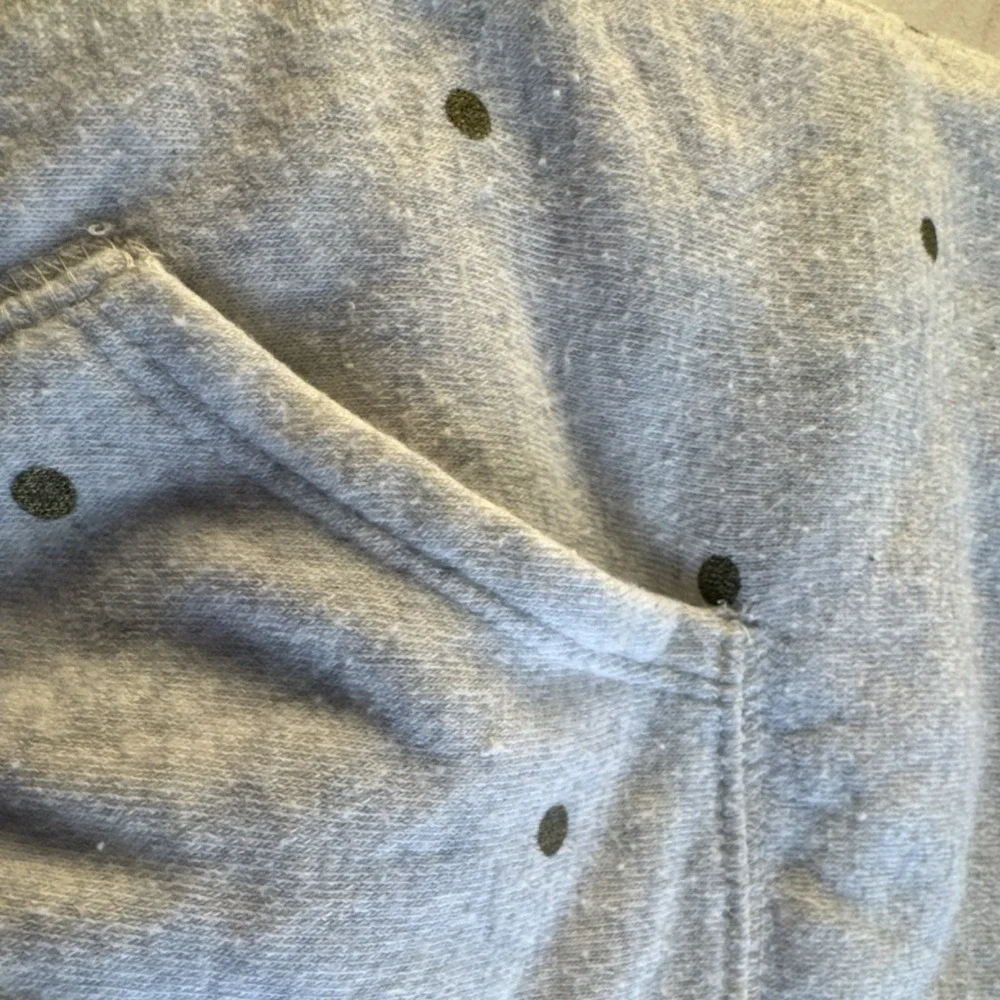 OshKosh B'gosh Gray Polka Dot Hooded Fleece-Lined Zip Jacket 4T 20598910